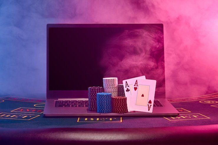 Layar login aplikasi icebet dengan opsi untuk masuk atau membuat akun baru