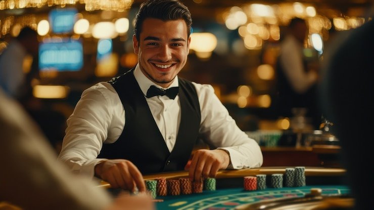Antarmuka French Roulette icebet yang dioptimalkan untuk tampilan ponsel dengan tombol taruhan yang jelas dan feed chat dealer