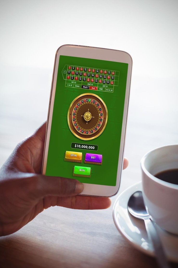Tampilan grid Sweet Bonanza dengan simbol-simbol buah berwarna dan fitur Scatter pemberi bonus putaran gratis